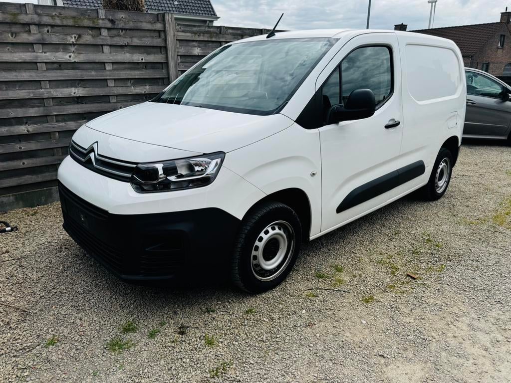 Citroen berlingo 3-zit BTW wagen klaar voor inschrijving, Bluetooth, Euro 6, Citroën, Wit