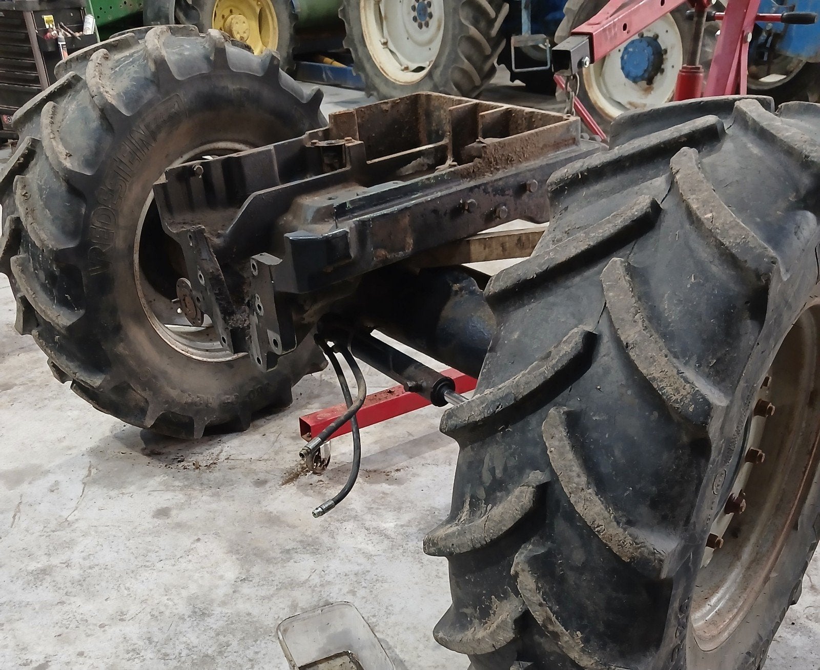 Pont avant, boitier et arbre de 4x4 Deutz DX, Articles professionnels, Agriculture | Tracteurs, Enlèvement