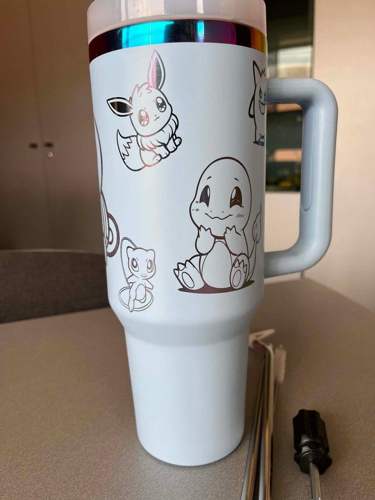 Tumblers (test voor laser), Ophalen, Nieuw