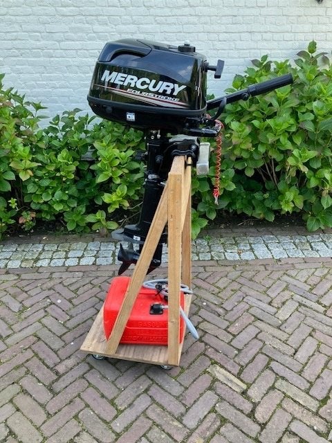 Schitterende buitenboordmotor Mercury 6 PK, Watersport en Boten, Ophalen, 5 tot 10 pk, Zo goed als nieuw, Buitenboordmotor