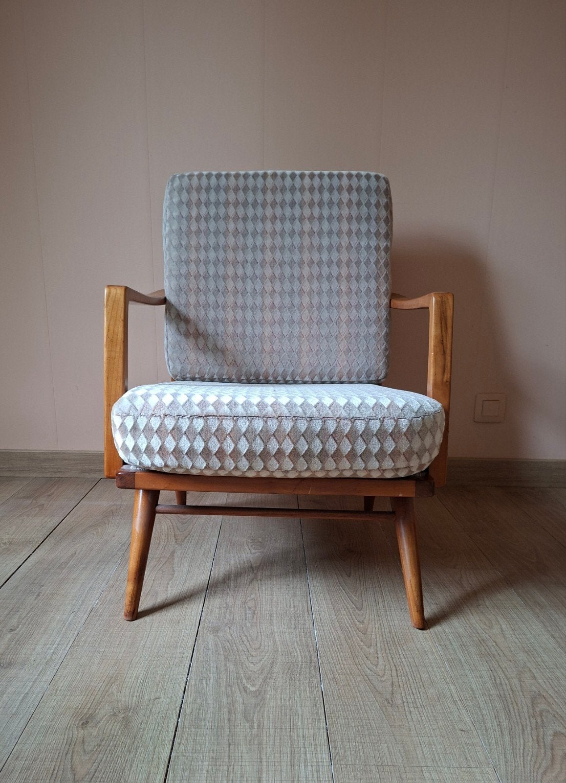 Fauteuil vintage cool, Moins de 75 cm, Vintage, Enlèvement, Utilisé