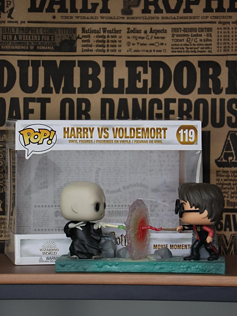 Harry vs Voldemort Funko pop 119, Ophalen of Verzenden, Zo goed als nieuw, Beeldje of Buste