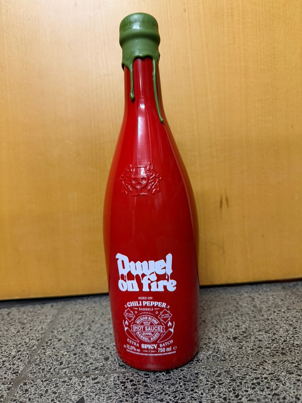 Duvel on Fire Édition limitée, Collections, Enlèvement ou Envoi, Neuf, Bouteille(s), Duvel