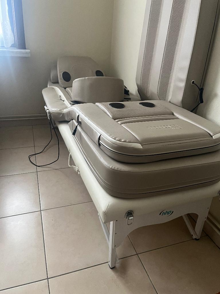 Andullatiematras met onderstel, Sport en Fitness, Massageproducten, Ophalen, Zo goed als nieuw, Massagetafel
