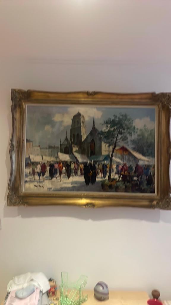 Peinture à l’huile sur toile, Antiquités & Art, Enlèvement