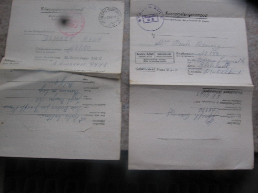Documents militaires, Enlèvement ou Envoi, Armée de terre