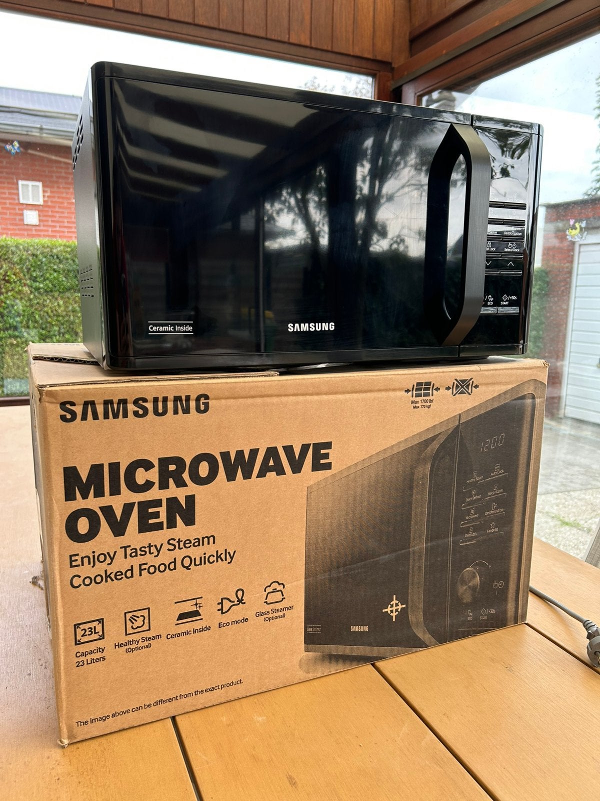 Microgolfoven Samsung (nieuw!), Ophalen, Zo goed als nieuw, Oven, Microgolfoven