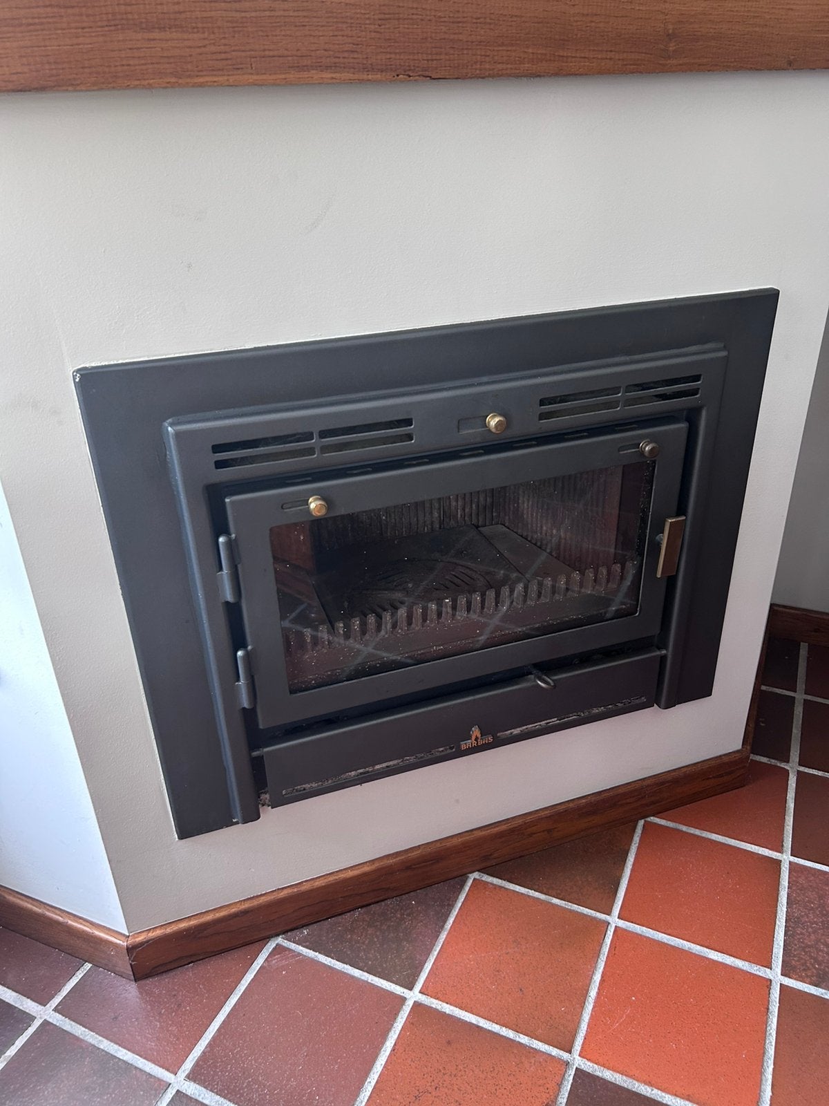 Barbas inbouwhaard 9kW, Huis en Inrichting, Ophalen, Zo goed als nieuw, Inbouwhaard