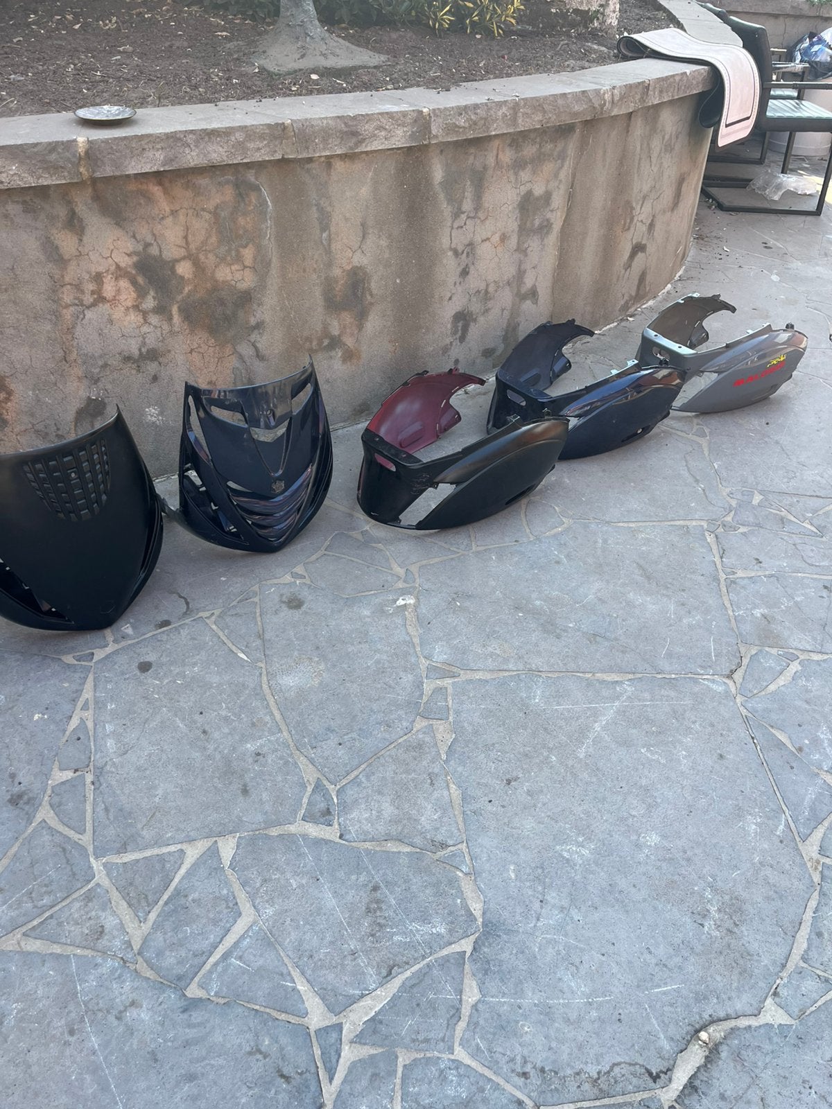 Piaggio zip kappen set, Fietsen en Brommers, Ophalen of Verzenden, Piaggio