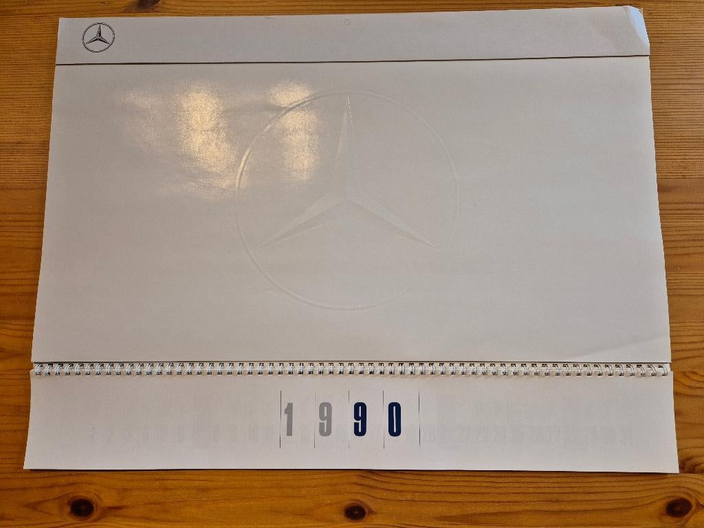Kalender Mercedes-Benz 1990, Ophalen, Mercedes
