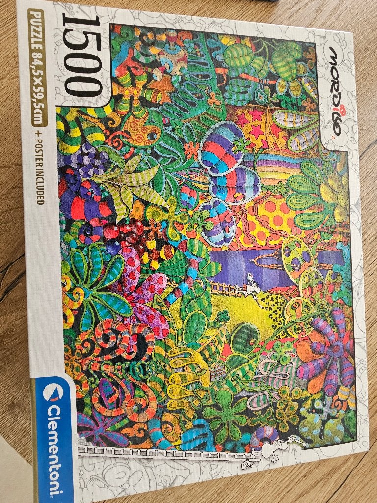Clementoni puzzel 1500 st - 9 €, Enlèvement, 500 à 1500 pièces, Comme neuf, Puzzle
