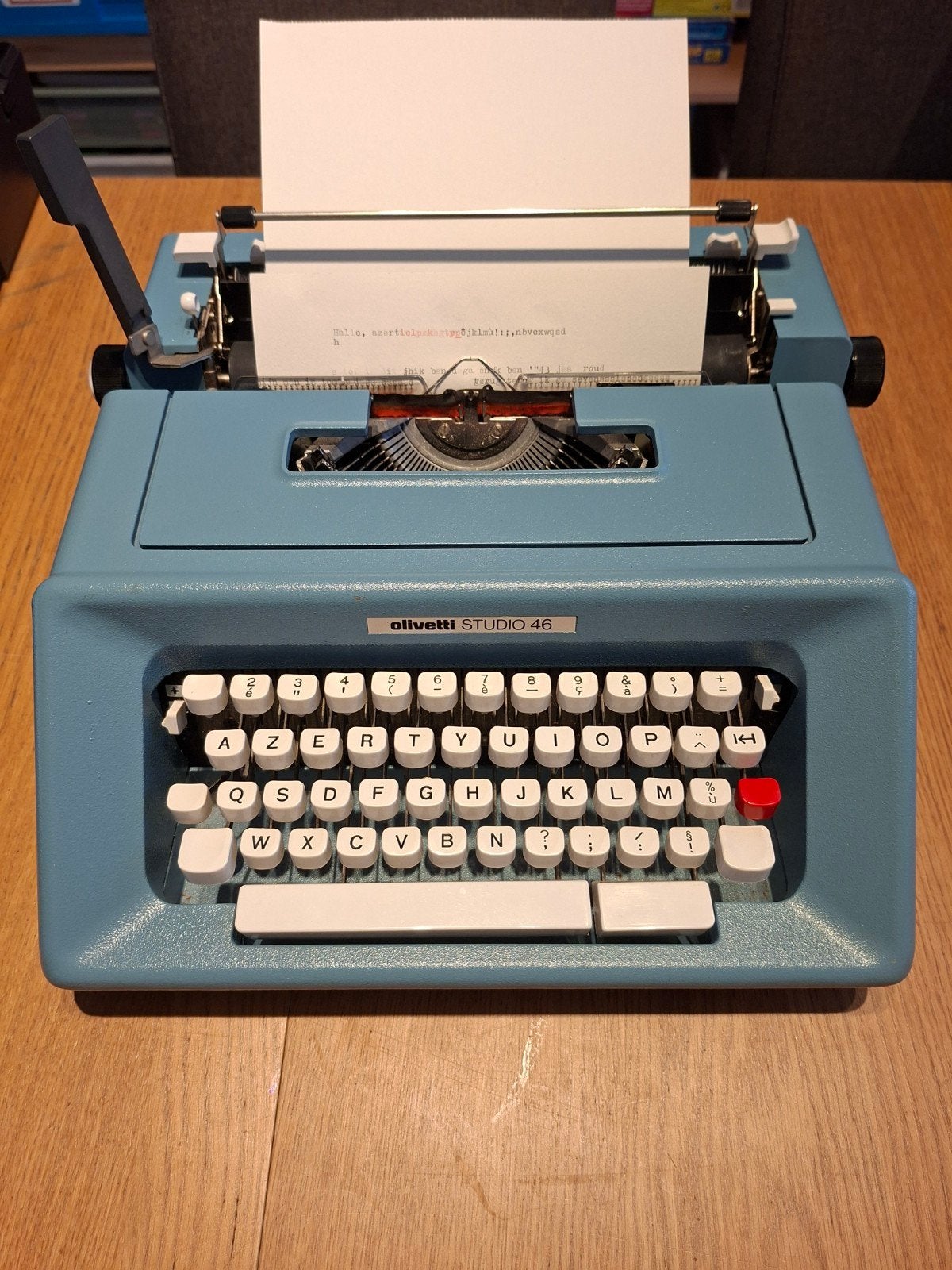 Olivetti Studio 46 - typemachine, Ophalen, Gebruikt