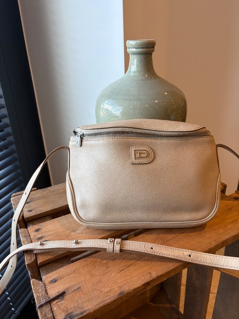 Delvaux Macao, Enlèvement ou Envoi, Utilisé, Beige, Sac à bandoulière