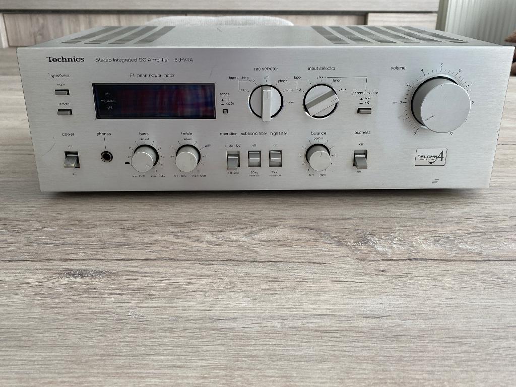 Technics versterker SU-V4A classificatie A, Ophalen, Zo goed als nieuw, Stereo, 60 tot 120 watt
