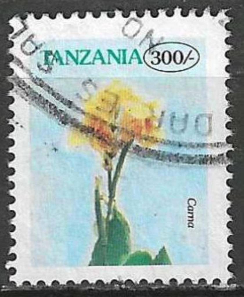 Tanzanie 1997 - Yvert 2144 - Canna ou Bloemriet (ST), Timbres & Monnaies, Timbres | Afrique, Envoi, Tanzanie, Affranchi