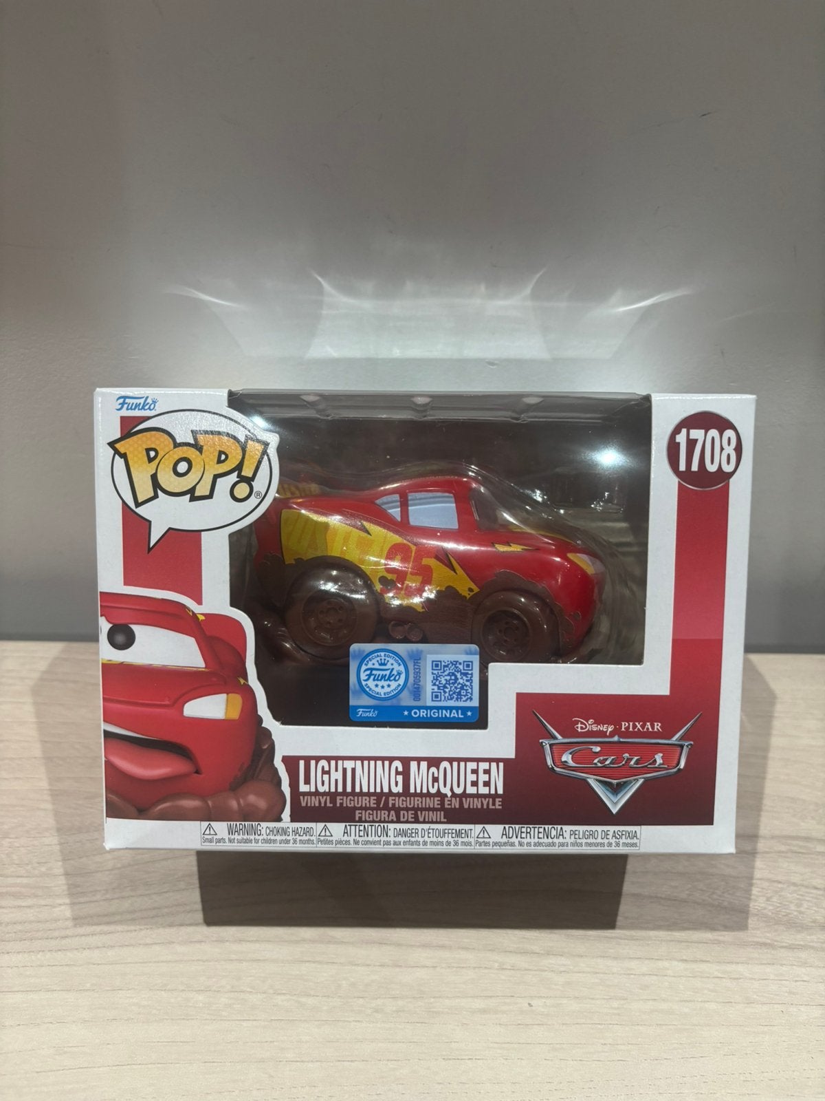 Funko Pop Cars Lightning McQueen #1708 Edition Disney Pixar, Ophalen of Verzenden, Zo goed als nieuw