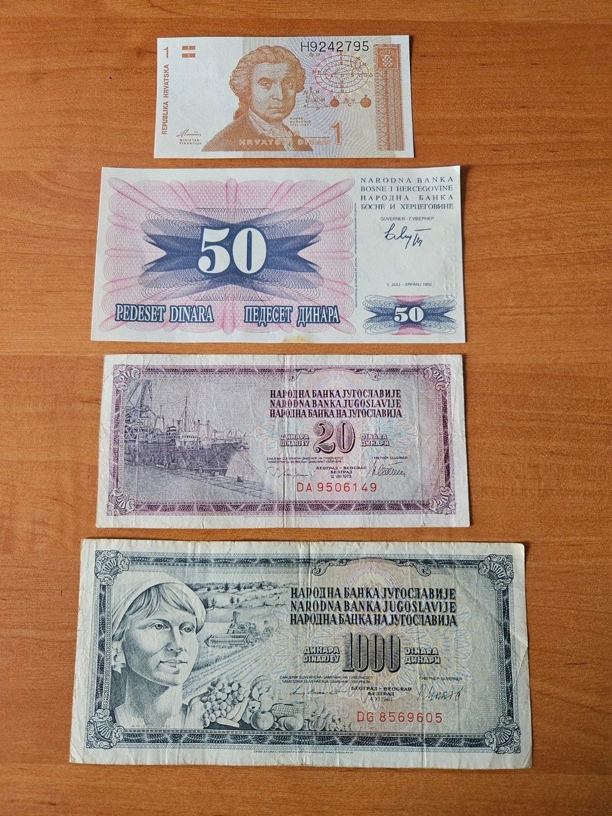 bankbiljetten oude Joegoslavië set, Postzegels en Munten, Ophalen of Verzenden, Bankbiljetten