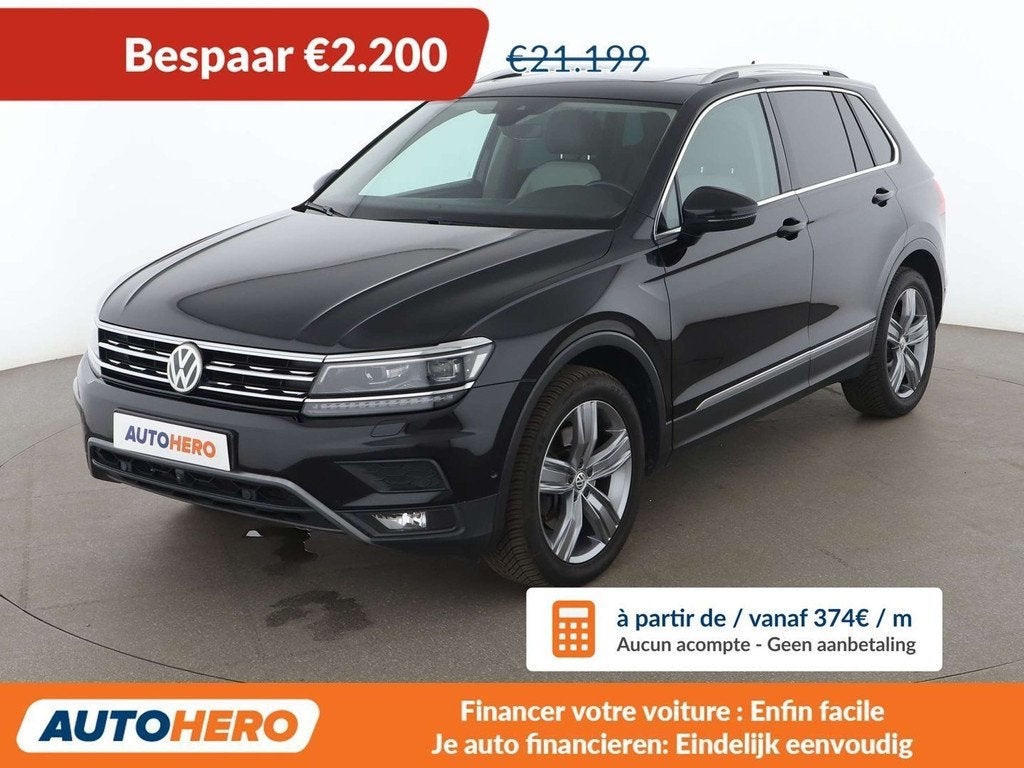 Volkswagen Tiguan 2.0 TSI Highline 4Motion BlueMotion Tech, Auto's, Automaat, Beige, https://public.car-pass.be/vhr/76408f3f-2e80-4a19-91dd-9fb82e1f5bbd