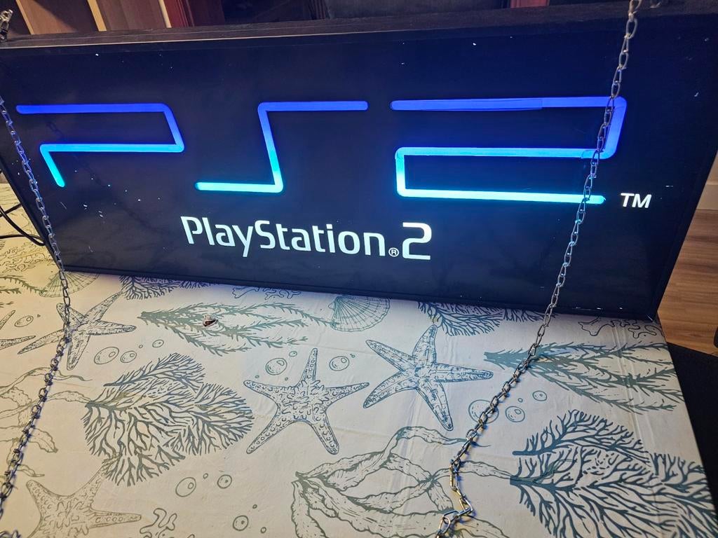 Playstation 2 lichtreclame, Games en Spelcomputers, Spelcomputers | Sony Consoles | Accessoires, Ophalen, Gebruikt, Overige controllers