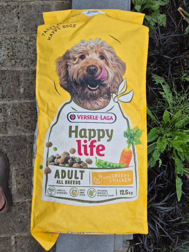 Chien Happy Life poulet adulte 12,5 kg Geel Bruxelles Putte, Animaux & Accessoires, Enlèvement ou Envoi, Chien