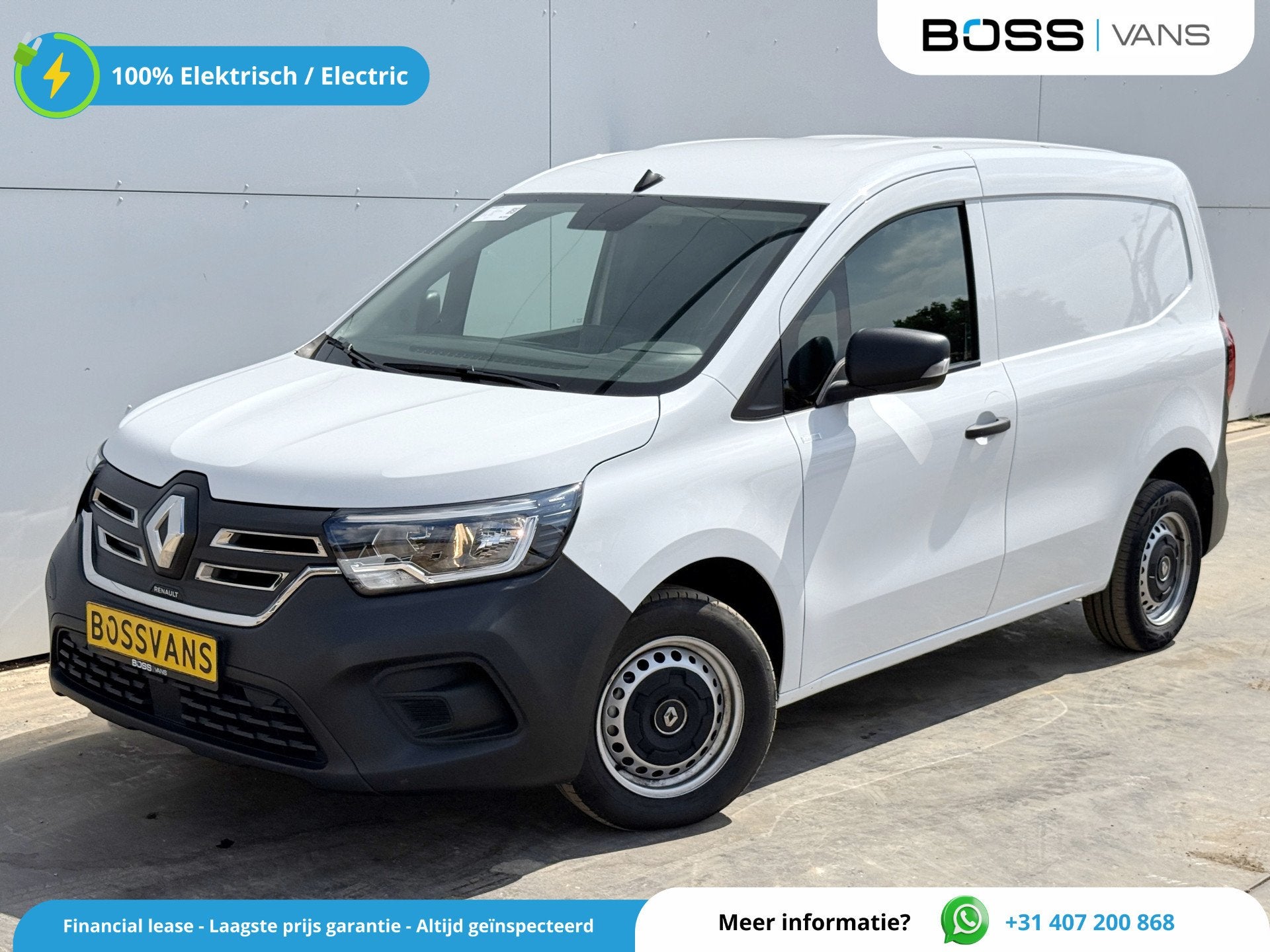 Renault Kangoo E-Tech 45kWh 122PK L1 300km WLTP Climate Cont, 45 kWh, Achat, 300 km, Entreprise