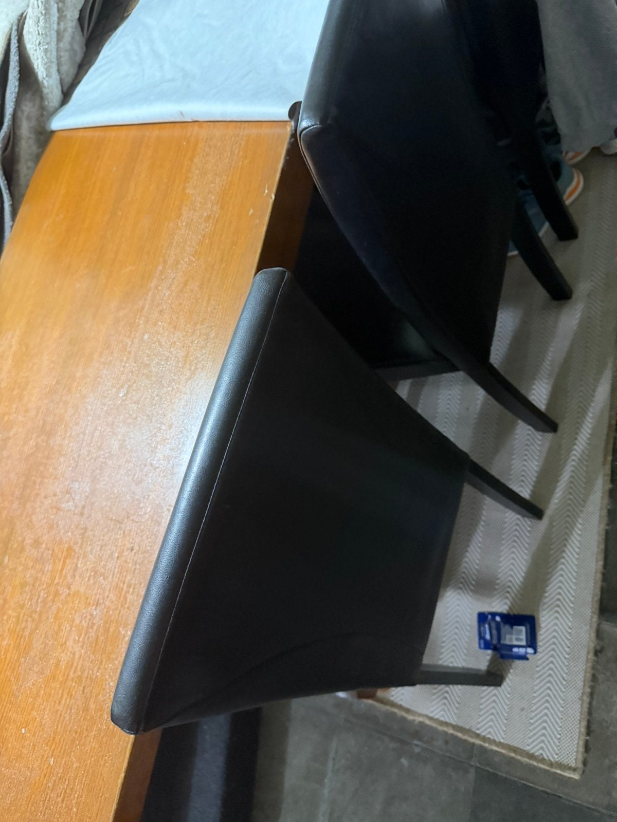 Gratis tafel en 4 stoelen, 200 cm ou plus, Enlèvement, Utilisé, 50 à 100 cm