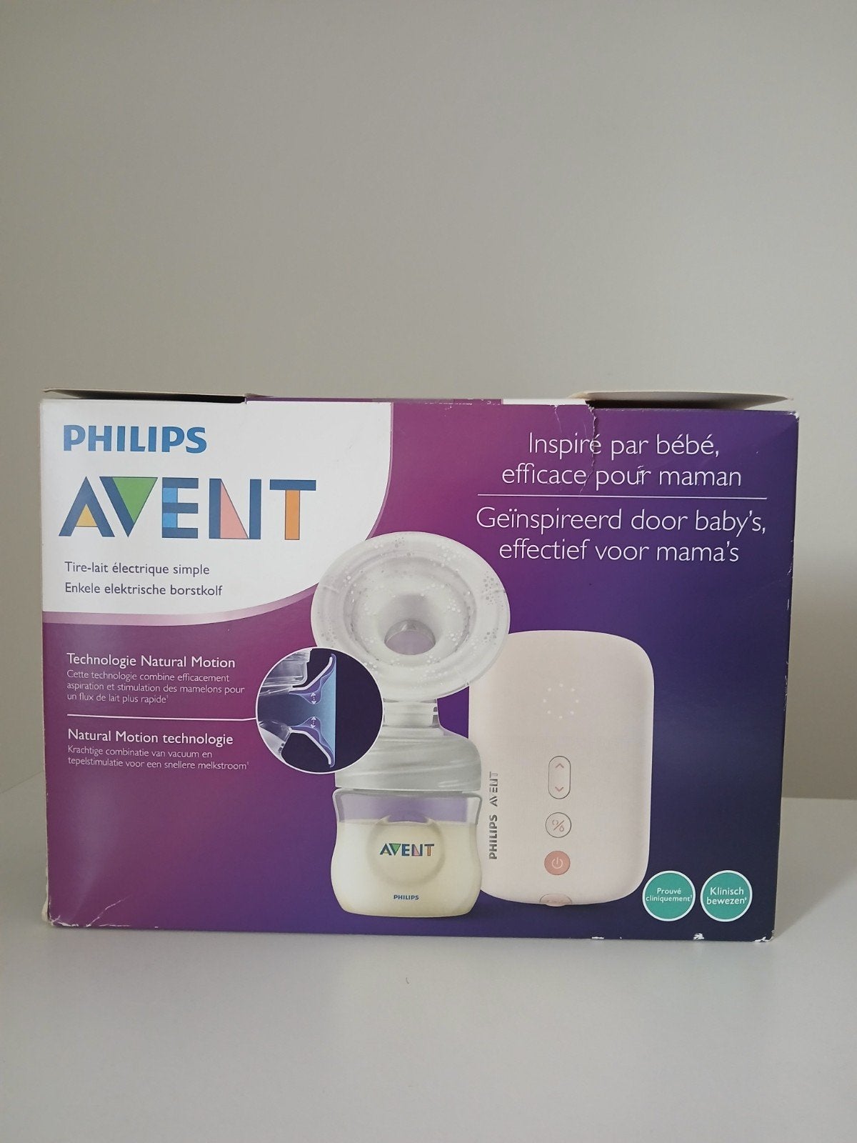 Tire-lait électrique Avent + coussinet d alaitement, Enfants & Bébés, Enlèvement, Comme neuf, Tire-lait, Philips Avent