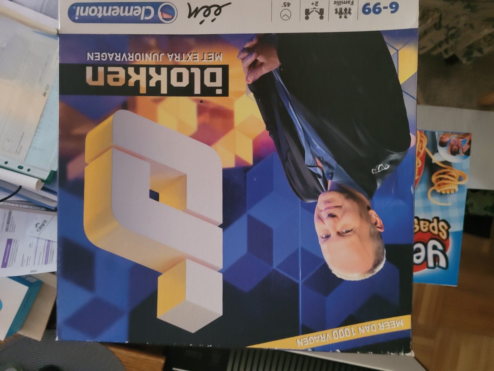 blokken gezelschapspel, Ophalen