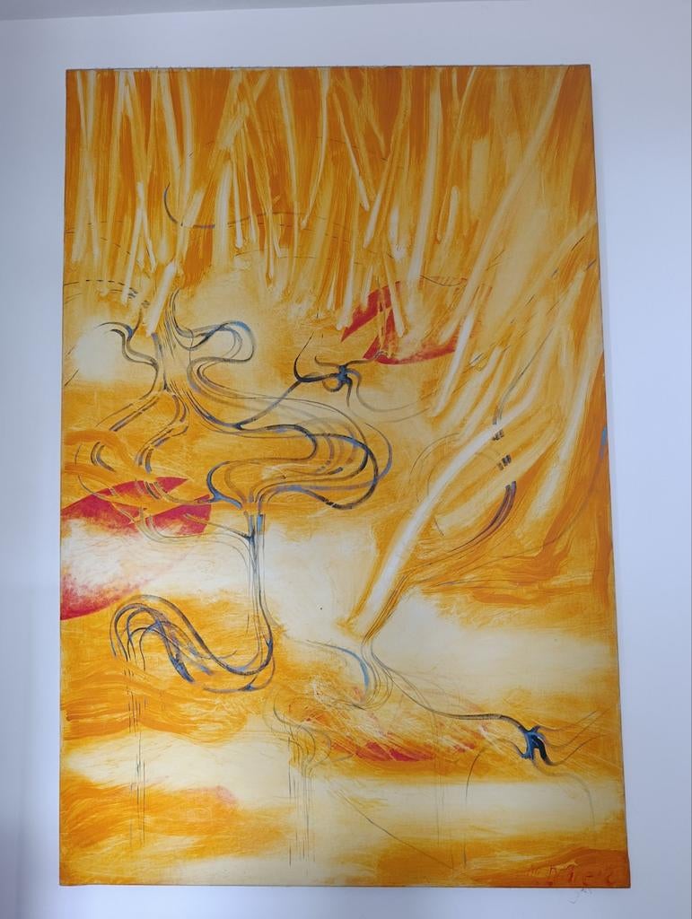 Groot abstract schilderij – echte eyecatcher (209 x 139 cm), Antiek en Kunst, Kunst | Schilderijen | Modern, Ophalen