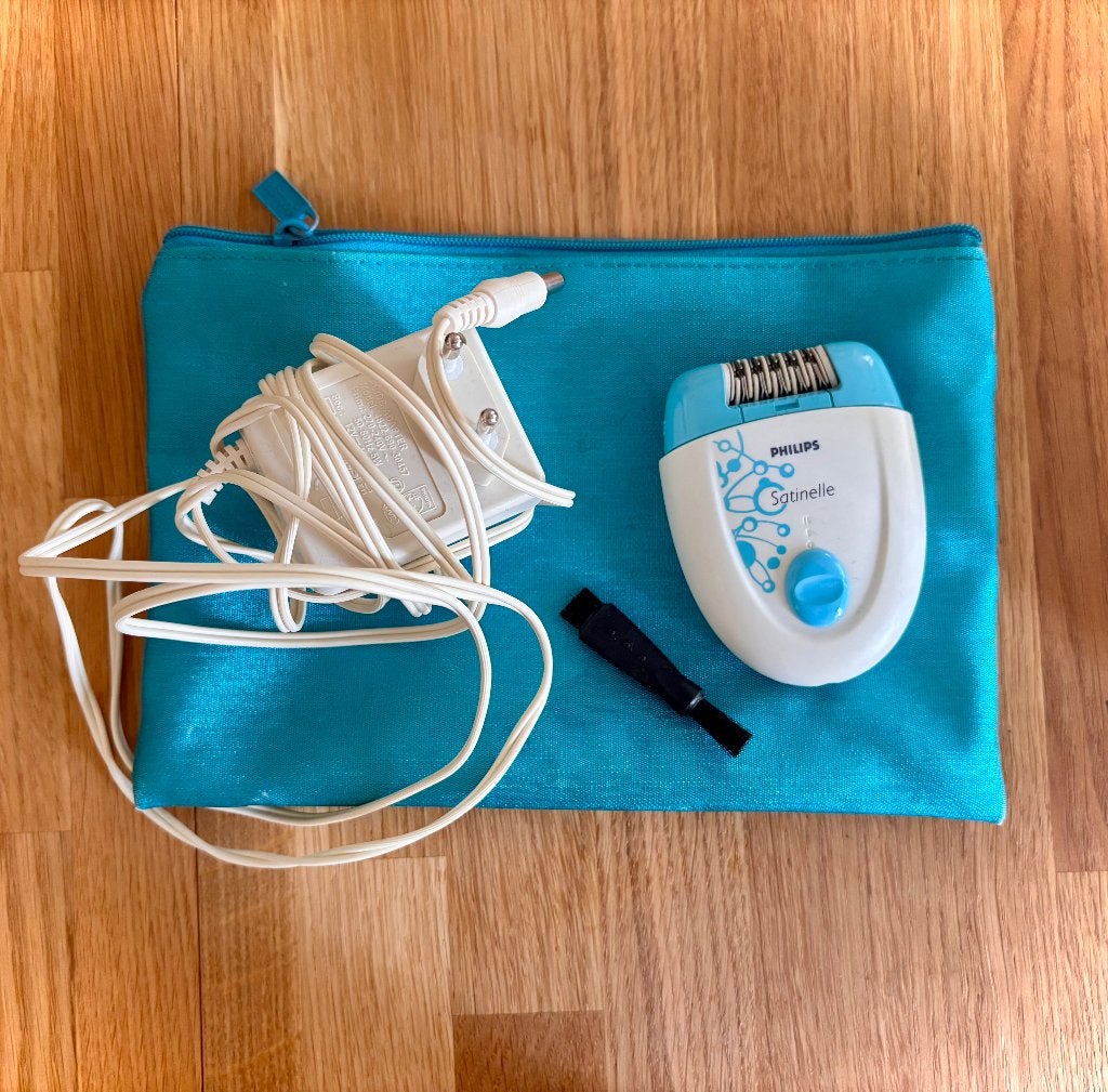 Philips Satinelle-epilator met opbergetui, Elektronische apparatuur, Persoonlijke Verzorgingsapparatuur, Gebruikt, Scheren en Epileren