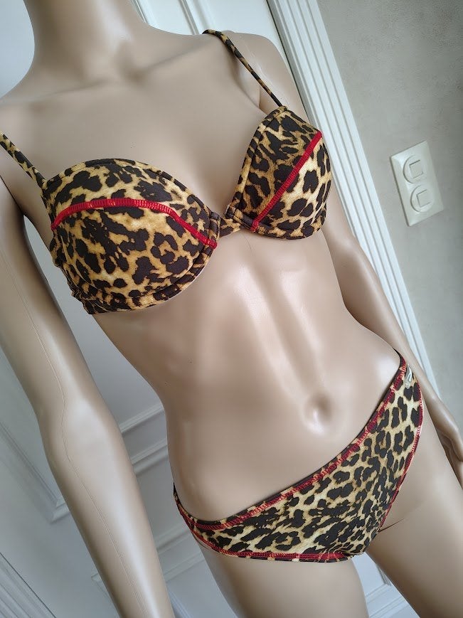 bikini met luipaard print, Kleding | Dames, Verzenden, Nieuw, Bikini
