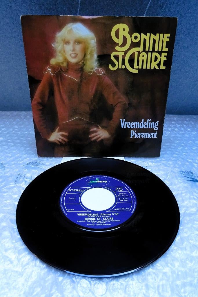 Bonnie St. Claire ‎– Vreemdeling -  Mercury ‎– 6017 341, Cd's en Dvd's, Vinyl Singles, Ophalen of Verzenden