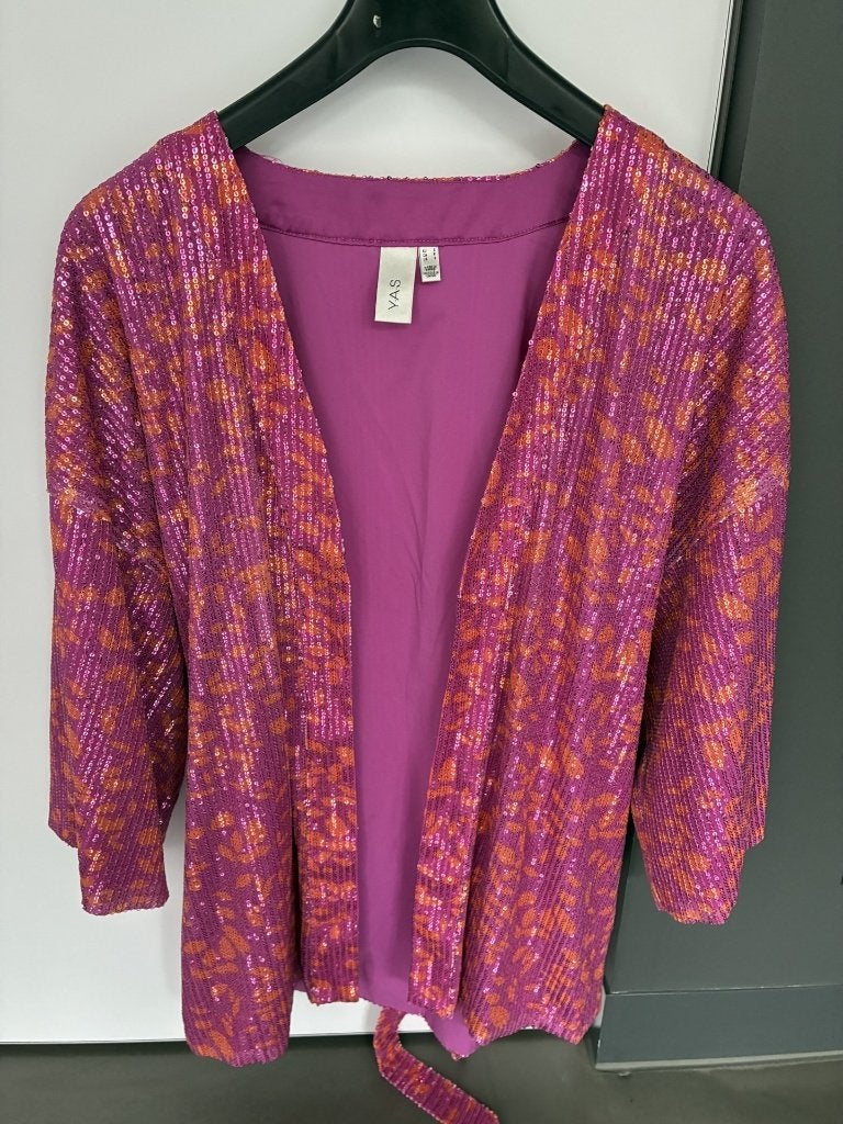 Roze kimono van Yas met riem, in perfecte staat!, Yas, Ophalen of Verzenden, Zo goed als nieuw, Roze