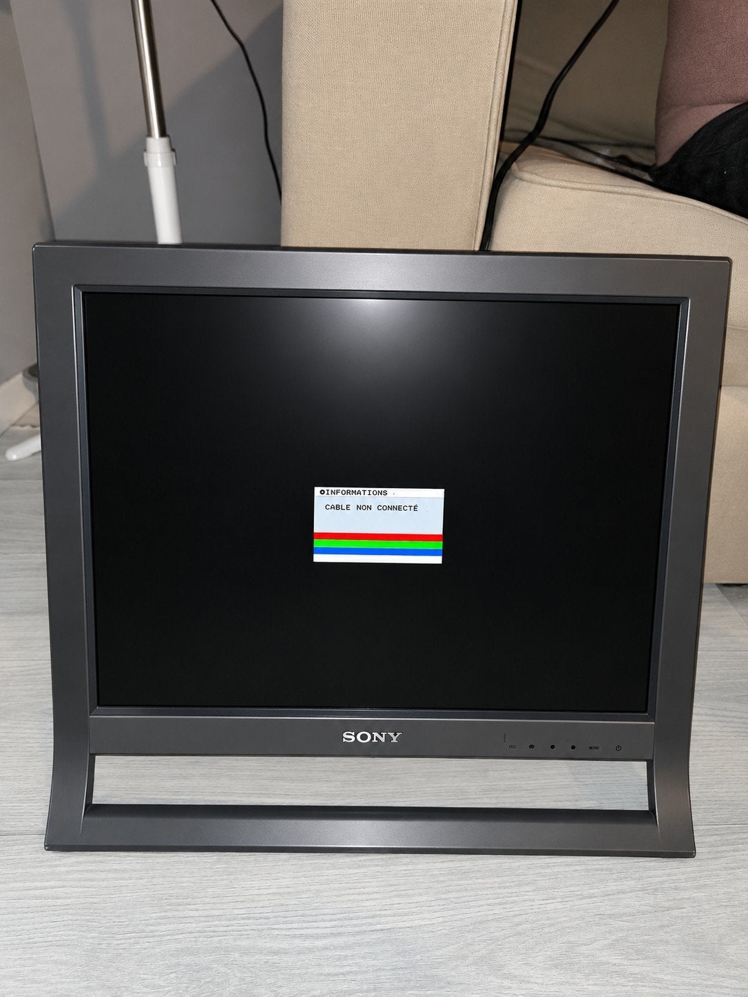 Verstelbaar LCD-statiefscherm van Sony, Ophalen of Verzenden, LCD, Sony