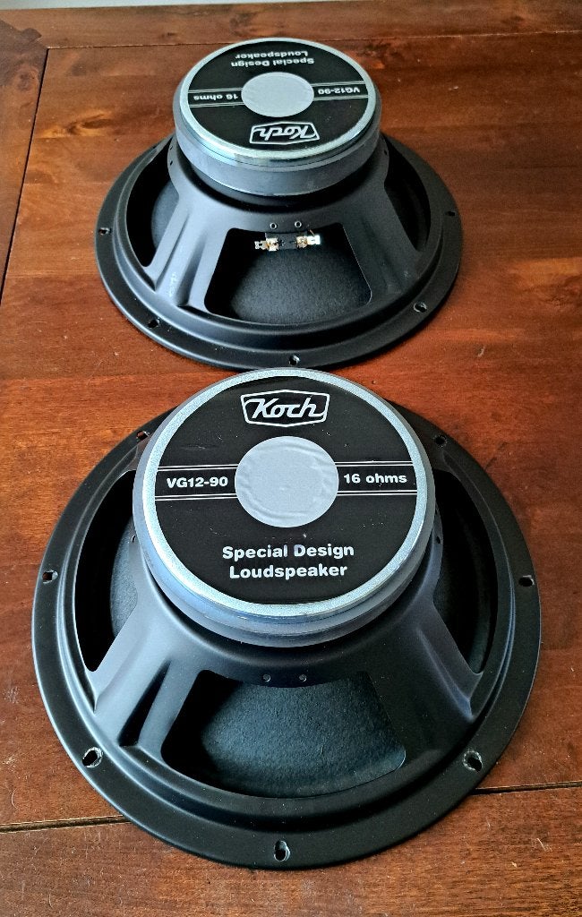 Jensen  (Koch) set speakers, Musique & Instruments, Amplis | Basse & Guitare, Comme neuf, Guitare, 50 à 100 watts, Enlèvement ou Envoi