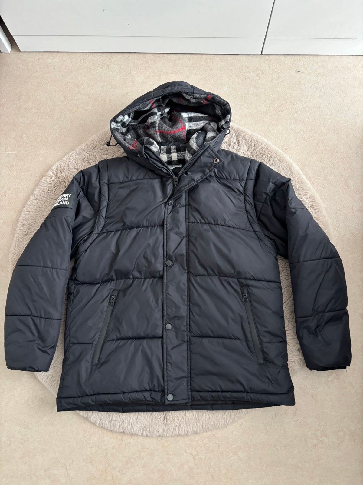 Burberry Winterjas, Kleding | Heren, Jassen | Winter, Ophalen, Zo goed als nieuw, Maat 52/54 (L)