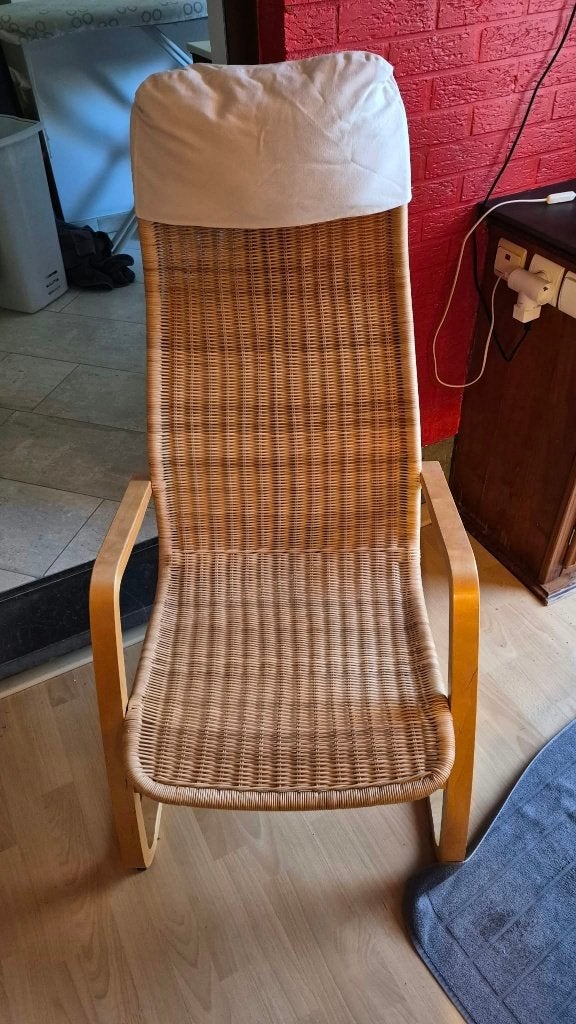 Canapé en osier Ikea avec ou sans peau de mouton, Maison & Meubles, Canapés | Salons, Riet, Moins de 75 cm, Osier ou Rotin, Moins de 150 cm