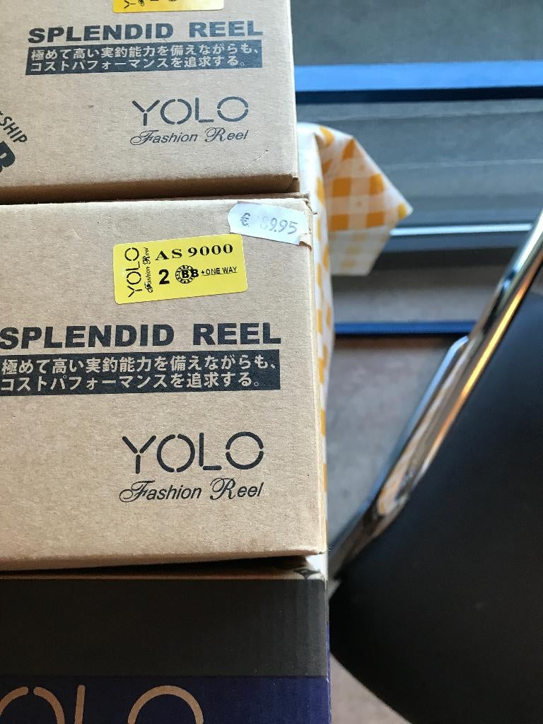 VISMOLENS NIEUW  YOLO 9000, Watersport en Boten, Hengelsport | Zeevissen, Nieuw, Molen, Ophalen