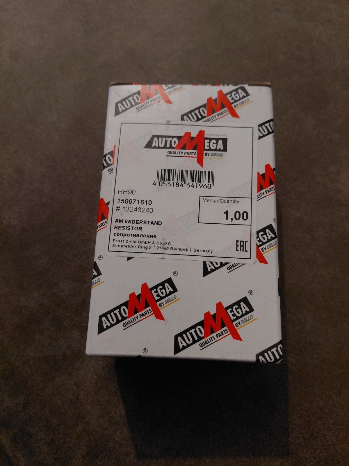 Weerstand, interieurventilator Opel, Ophalen, Opel