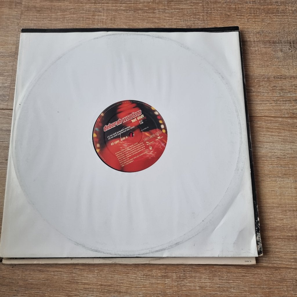 12" Deborah Woodson – Hot Stuff, CD & DVD, Vinyles Singles, Enlèvement ou Envoi, Utilisé, 12 pouces, Dance et House