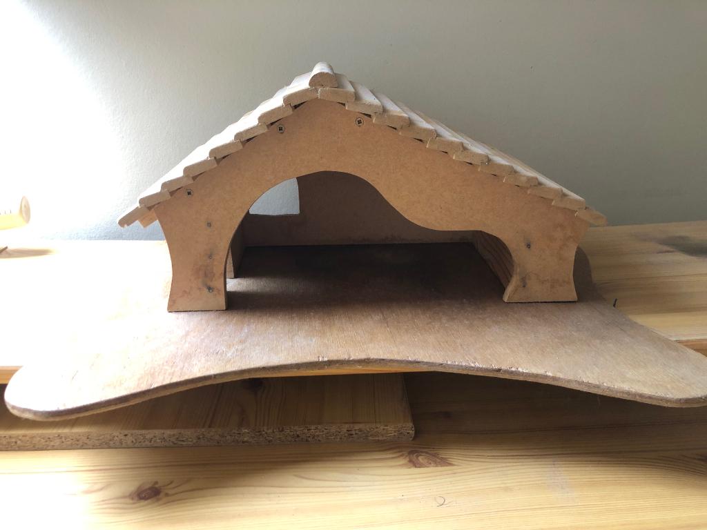 Houten huisje, Enlèvement, Utilisé, Bois
