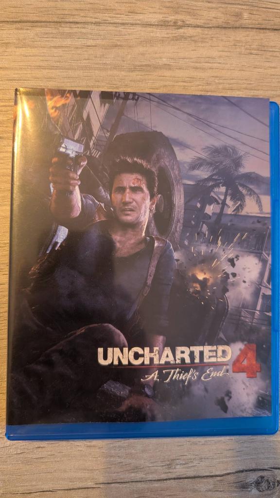 Uncharted 4: A Thief's End — PS4, Games en Spelcomputers, Games | Sony PlayStation 4, Zo goed als nieuw, Avontuur en Actie, 1 speler