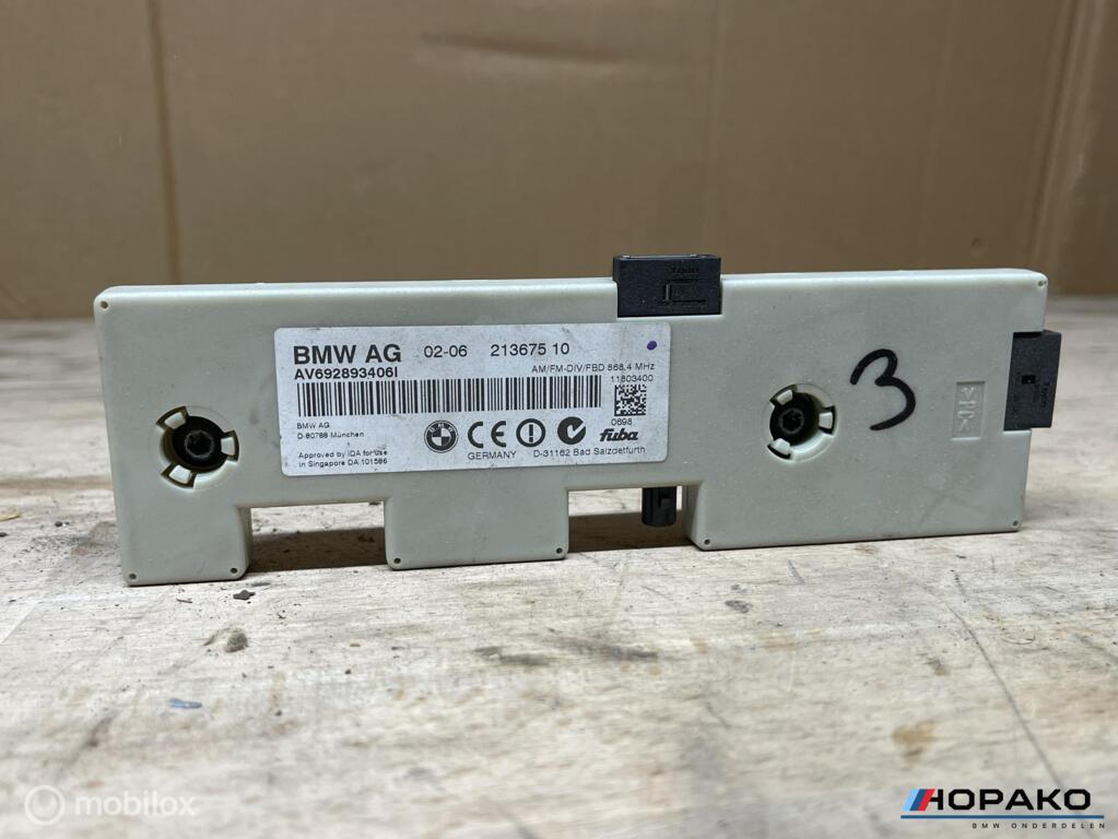 Antenne versterker BMW 1/3 serie E82 E90 E92 | 6520692893406, Autos : Pièces & Accessoires, Électronique & Câbles, Utilisé, Enlèvement ou Envoi
