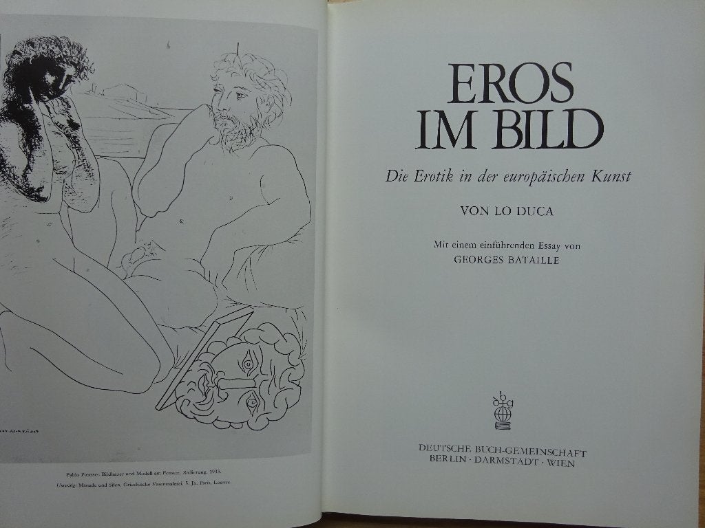 Eros im Bild, Die Erotik in der Kunst, 1968 von Lo Duca, Boeken, Gelezen, Lo Duca, Ophalen of Verzenden, Schilder- en Tekenkunst