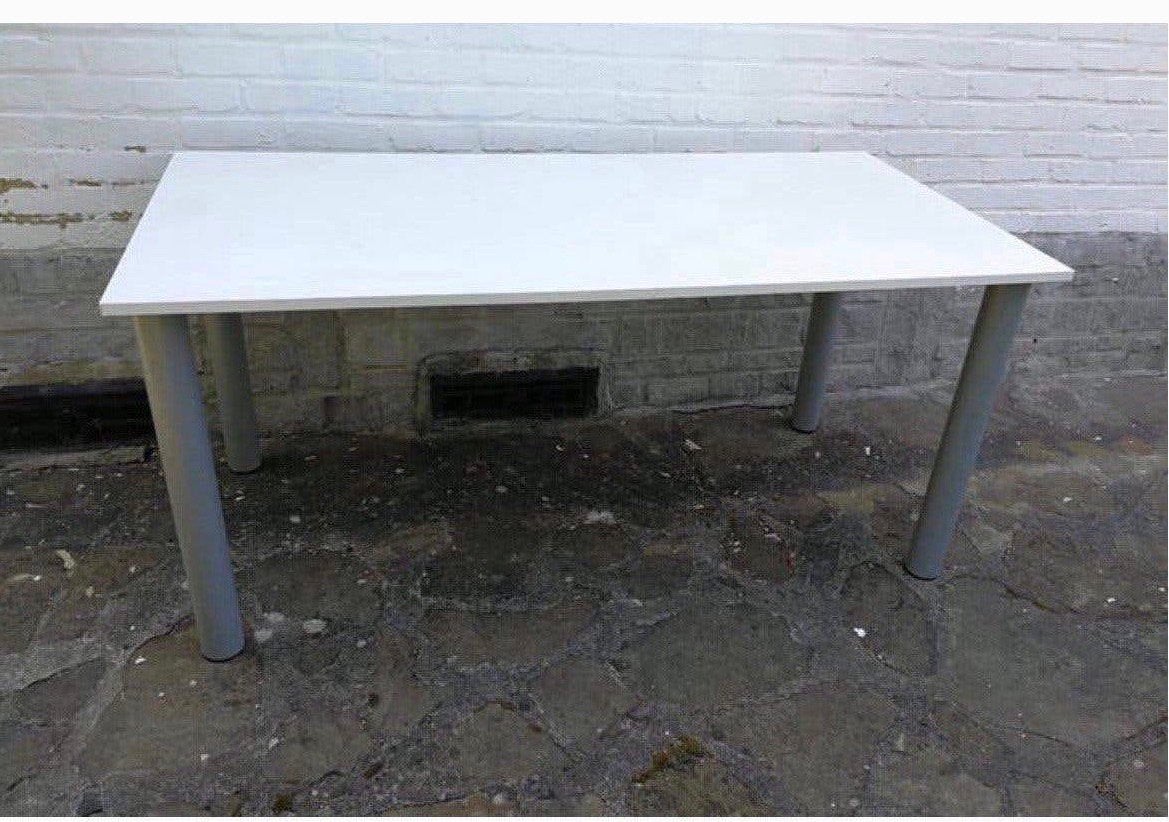 Table ou bureau pieds en inox réglables, Maison & Meubles, Bureaux, Enlèvement, Comme neuf