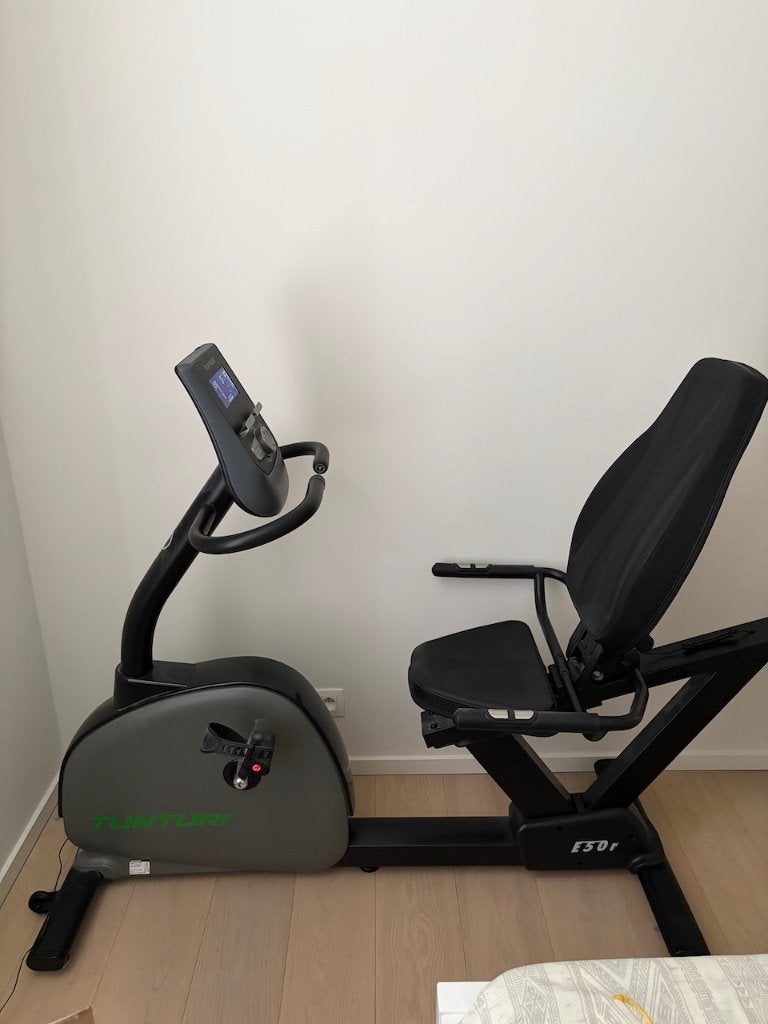 Tunturi E50R recumbent bike, Sport en Fitness, Ophalen, Gebruikt