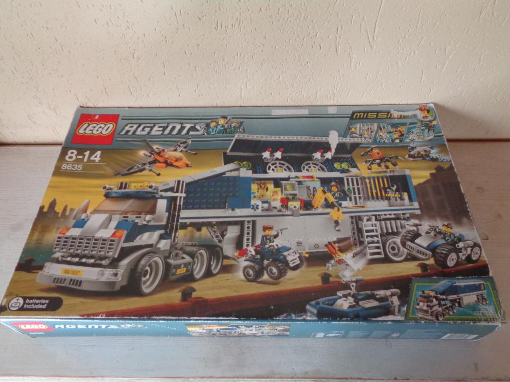 LEGO Agents Mobiel Controlecentrum 8635, Kinderen en Baby's, Speelgoed | Duplo en Lego, Gebruikt, Lego, Complete set, Inclusief doos
