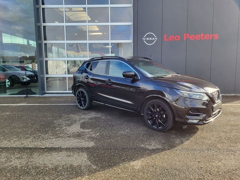 Nissan Qashqai DIG-T N-TEC DCT, Auto's, Gebruikt, 4 cilinders, Zwart, Bedrijf