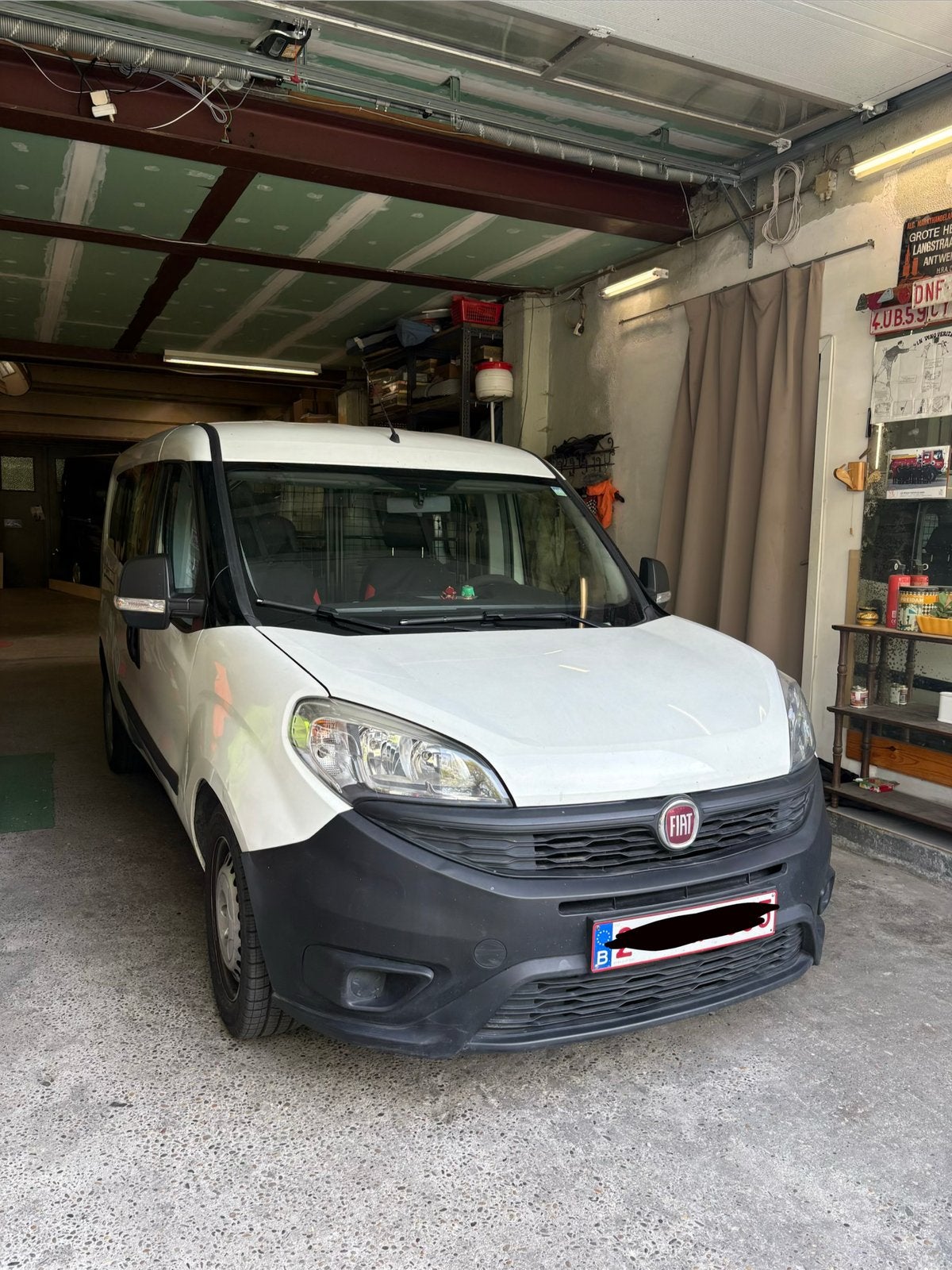 Fiat Doblo (81.000km) lichte vracht, verlengd, Auto's, Euro 6, Wit, Particulier, Handgeschakeld