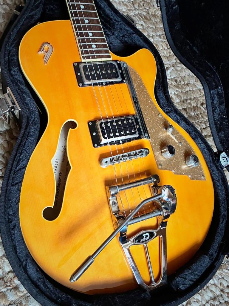 Deusenberg Starplayer TV Honey, Muziek en Instrumenten, Snaarinstrumenten | Gitaren | Elektrisch, Gebruikt, Semi-solid body, Overige merken